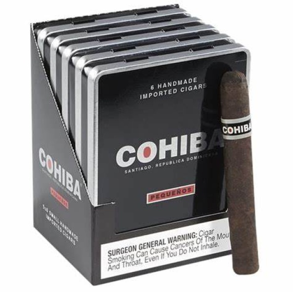 COHIBA PEQUENOS BLACK <br>TIN