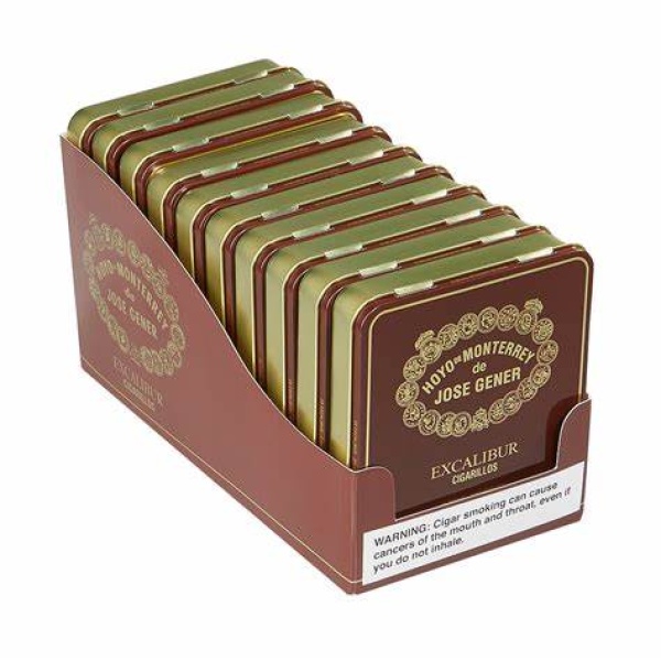 EXCALIBUR Cigarillos  4 x 2410 Tins of 20(200)