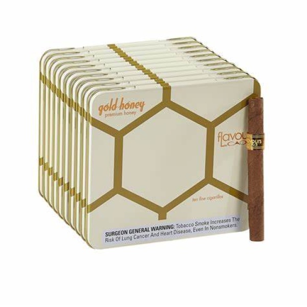 GOLD HONEY Cigarillos 4 x 3010 TINS OF 10(100)