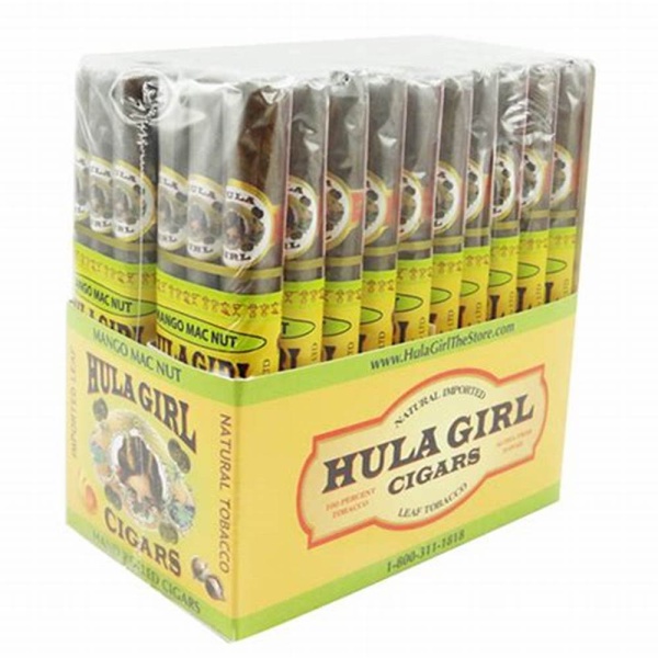 HULA GIRL NATURAL CIGAR 14-8PK TIN