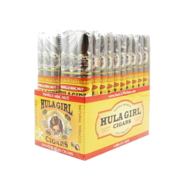 HULA GIRL VANILLA MAC NUT CIGAR 14-8PK TIN