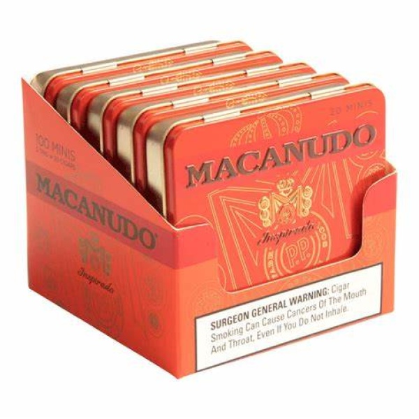 MACANUDO INSPIRADO ORG Cigarillos 43/16x32Tin 100