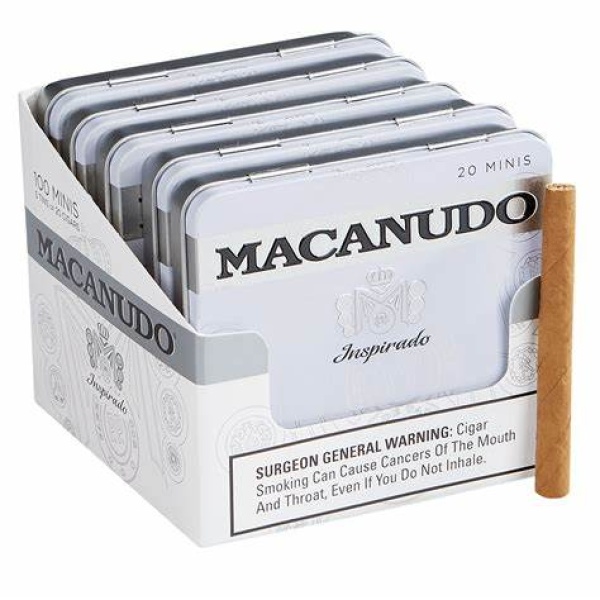 MACANUDO INSPIRADO WHT Cigarillos 43/16x32Tin 100