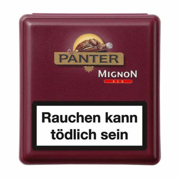 PANTER MIGNON RED 3 3/8 x 2110 Tins of 20(200)