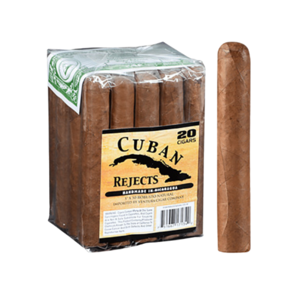 CUBAN REJECTS ROBUSTO  NATURAL BUNDLE 5X50  (20)